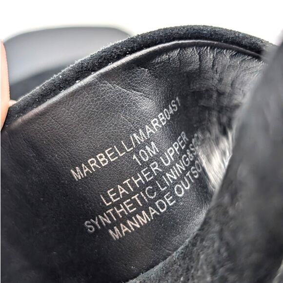 Steve Madden Marbell Slingback Block Heel Sandal Women's Black Size US10M EU40.5 - Picture 7 of 13